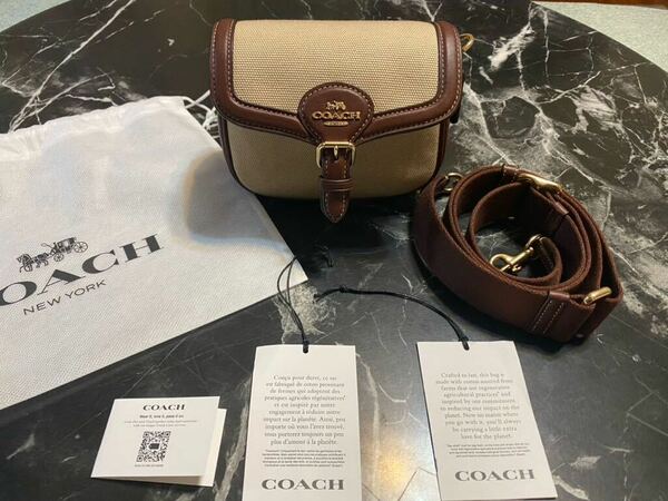 【未使用品】コーチ COACH アメリア スモール サドル バッグ