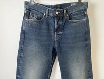 ★【送料無料】新品 DIESEL ディーゼル DAGH-XP コットン100％ レギュラー デニム パンツ W30 L32（ヴィンテージ＆ウォッシュ加工モデル）_画像3