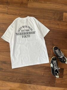 美品　着用僅か○NEIGHBORHOOD ネイバーフッド○半袖　プルオーバー カットソー　Tシャツ トップス　メンズ　日本製　L