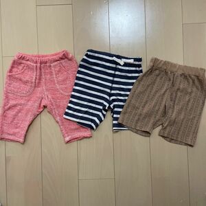 ハーフパンツ パンツ 子供服 男の子 キッズ　3枚セット　セット売り　95cm