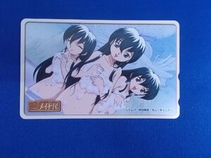 2-182* flower right capital meido.* telephone card 