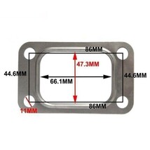 即日発送 T3フランジ 強化メタルガスケット RB25DET RB20DET エキマニ タービン R31 R33 R34 C35 C34 C33 R31 A31 HCR32 ER34 ECR33_画像2