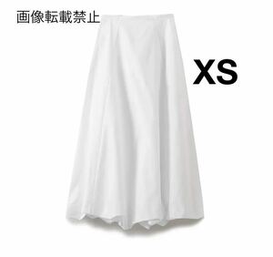 white vintage ヴィンテージ レトロ ロング フレアスカート ボトムス XSサイズ レディース★ZARA 好きな方に★2024 S/S 春新作 新品★