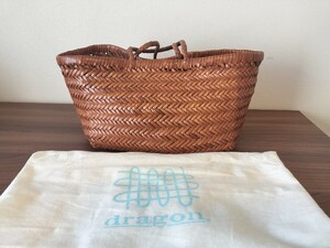 [ beautiful goods ]dragon diffusion Dragon ti Fusion * Triple Jump *u-bn leather basket basket bag 