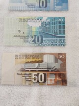 フィンランド　旧紙幣　まとめ売り　外国紙幣　Markkaa　World Paper Money FINLAND_画像6