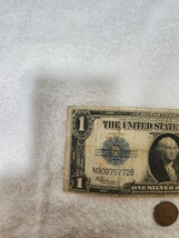アメリカ　１９２３年　大型紙幣　外国紙幣　1ドル札　world paper money_画像2