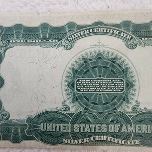 ★希少★ アメリカ １８８６年 大型紙幣 １ドル 旧紙幣 外国紙幣 world paper moneyの画像8
