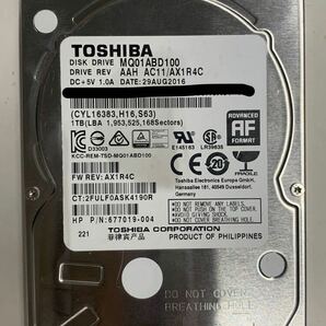 使用時間 9046時間 正常 TOSHIBA MQ01ABD100 1000GB 1TB n20240415-25の画像1