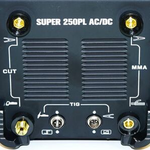 【スーパースペック】交流/直流 インバーター TIG溶接機+プラズマカッター SUPER250PL AC/DC 青！パルス 単相100V/200V 鉄 ステン アルミ kの画像5