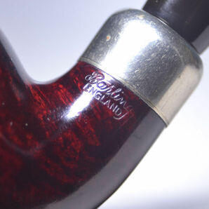 英国 バーリング Barling England Garnet Grain バーリング・クロス ポーチ付 9mmフィルター対応の画像4