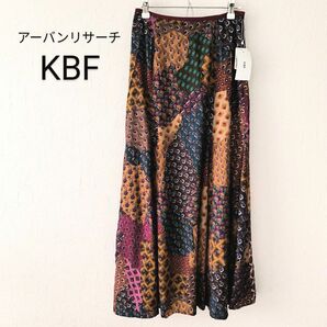 【新品】KBF アーバンリサーチ ロングスカート 総柄 花柄 