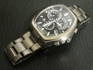  Citizen Atessa Eko-Drive ATP53-2653 titanium day date radio wave solar regular price 100,000 jpy 