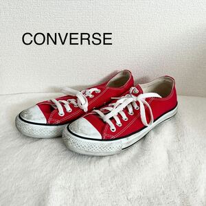 CONVERSE コンバース スニーカー ローカットスニーカー 赤 レディース 23.5cm THR-26