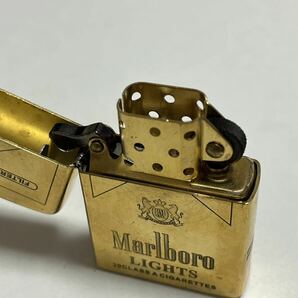 1円〜☆希少 ZIPPO☆ 未使用品 ジッポー オイルライター ライター 喫煙グッズ タバコ ジッポライター マルボロ おしゃれ 真鍮 ゴールドの画像6