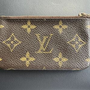 1円〜☆LOUIS VUITTON☆ ルイヴィトン 小銭入れ モノグラム ブラウン系 コインケース コンパクト ポシェットクレ の画像2