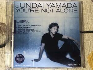 ★非売品8CDシングル　　JUNDAI YAMADA /山田純大「YOU'RE NOT ALONE」 見本盤 　promo only レア盤　japan mint sample