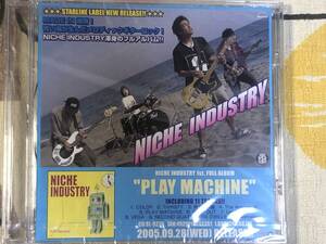 ★非売品CD　NICHE INDUSTRY 「PLAY MACHINE」 見本盤 　promo only レア盤　japan mint sample