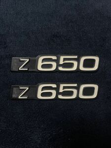 超レア 品薄　希少品　Z650 ザッパー 当時物　純正サイドカバー エンブレム セット KZ650 エンブレムセット