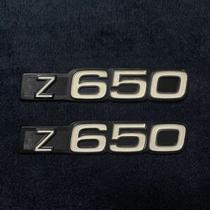 超レア 品薄 希少品 Z650 ザッパー 当時物 純正サイドカバー エンブレム セット KZ650 エンブレムセットの画像1