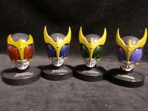  Bandai rider mask collection Kamen Rider Kuuga Pegasus * Dragon * Titan *g rowing foam set! trout kore