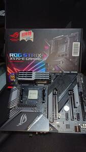 ASUSU ROG Strix X570-E Gaming + CPU + メモリ　　AM4