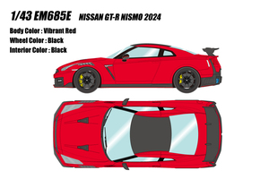 【アイドロン】 1/43 日産 GT-R NISMO 2024 バイブラントレッド [EM685E]★未開封新品！