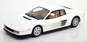 【KKスケール】 1/18 フェラーリ テスタロッサ Monospecchio 1984 white US-Version [KKDC180502]