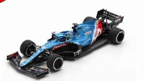 【スパーク】 1/43 Alpine A521 No.14 F1 3rd Qatar GP 2021 Alonso with No.3 Board and P [S7851]＊F1★未開封新品！