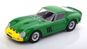 1/18 Ferrari 250 GTO 1962 green/yellow デカール付き [KKスケール]