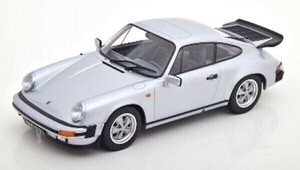 【KKスケール】 1/18 ポルシェ 911 カレラ 3.2 クーペ with rear spoiler 250.000 Anniver 1988 銀[KKDC180714]