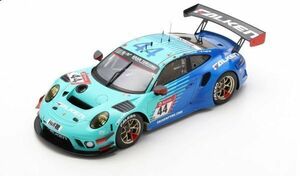 スパーク ナショナルモデル 1/18 ポルシェ 911 GT3R ファルケン 2021 ニュル24H 4位 #44 Spark Japan 18SG055