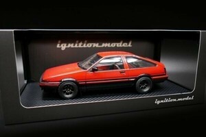 [ ignition model ] 1/18 Toyota Sprinter Trueno 3Dr GT Apex (AE86) Red/Black [IG2790]* unopened new goods!