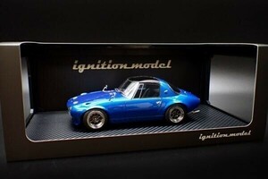 ティーケー カンパニー IG3093 IGモデル 1/18 Toyota Sports 800 NOB Hachi Ver Blue Metallic