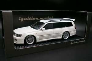 【イグニッションモデル】 1/18 日産　ステージアRS (WGNC34) Pearl White★生産予定数：180pc [IG2885]★未開封新品！