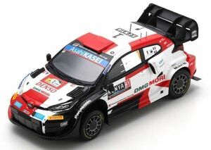 【スパーク】 1/43 トヨタ　GR　ヤリス ラリー　1 No.1 WRT4th ラリー　 Safari Kenya 2022S. Ogier - B. Veillas [S6707]★未開封新品！