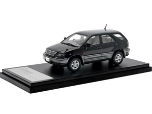 【ハイストーリー】 1/43 トヨタ　ハリアー 3.0 FOUR G Package (1997) ブラック [HS449BK]★未開封新品！