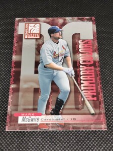 2001 DUNRUSS ELITE PRIMARY COLORS MARK McGWIRE マーク・マグワイア