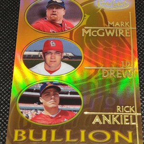 2000 Topps GOLD LABEL MARK McGWIRE マーク・マグワイア/J.D. DREW/RICK ANKIEL リック・アンキールの画像1