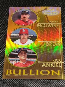 2000 Topps GOLD LABEL MARK McGWIRE マーク・マグワイア/J.D. DREW/RICK ANKIEL リック・アンキール