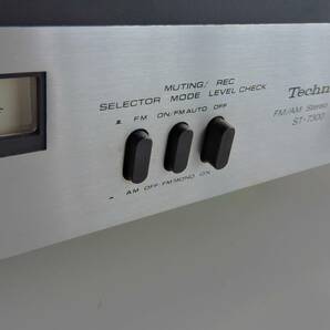 70s 動作正常 Technics AM/FM ラジオチューナー ST-7300 感度良好 長期保管品 美品 検）ビンテージ・オーディオ テクニクス 昭和51年の画像9