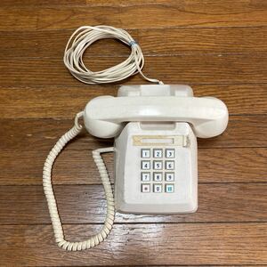  Showa Retro telephone machine 601-P white 