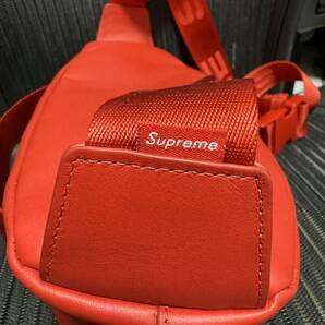 【中古】Supreme 23FW Week10 Leather Waist Bag Color:Redの画像3