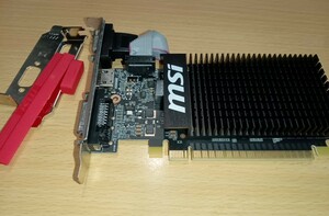 GeForce GT 710 グラフィックスカード メモリ2GBモデル GT 710 2GD3H LP ブランド：MSI