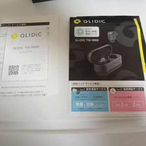 ジャンク ソフトバンクC&S GLIDiC グライディック TW-9000 完全ワイヤレスイヤホン メタリックブラックの画像4