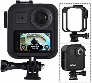 MAX GoPro 360度パノラマアクションカメラシリコン保護ケースアクセサリー UKATOF 飛散防止レンズカバー保護ケース