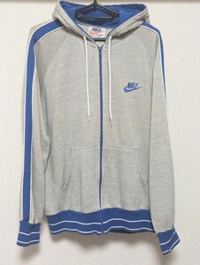 70s　NIKE　パーカー　オレンジタグ　オレンジスウッシュ　ビンテージ