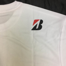 BRIDGESTONE　ブリジストン　Tシャツ　ホワイト　フリーサイズ 　ドライタイプ　ブリヂストン　新品・未使用_画像4