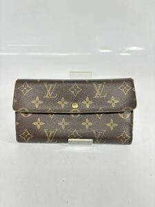 LOUIS VUITTON ルイ　ヴィトン M61726 モノグラム ポシェット ポルトモネクレディ 二つ折り 財布 ウォレット 難あり