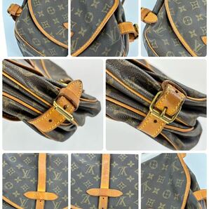 LOUIS VUITTON ルイ ヴィトン モノグラム ソミュール30 M42256斜め掛け ショルダーバッグの画像6