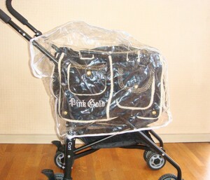  бесплатная доставка не использовался mother Cart Mother Cart [ дождевик ] mini Mini Buggy для передвижная корзинка домашнее животное Cart багажник товары для домашних животных непромокаемая одежда 